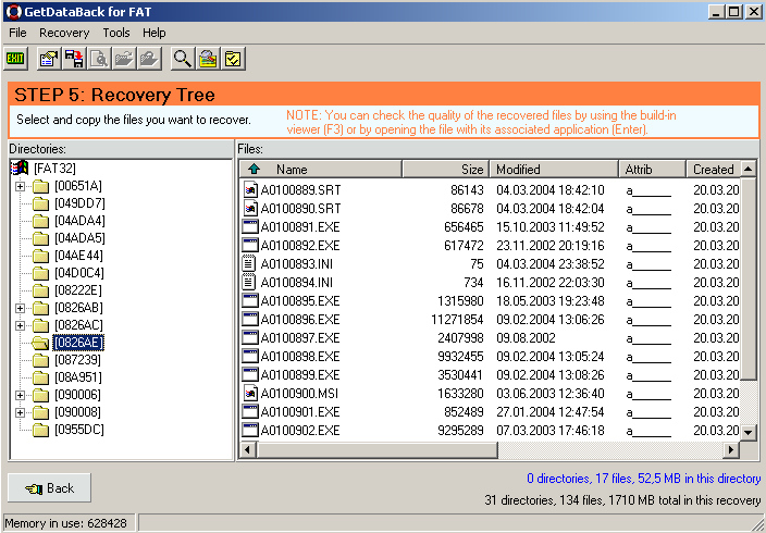GetDataBack screenshot 2